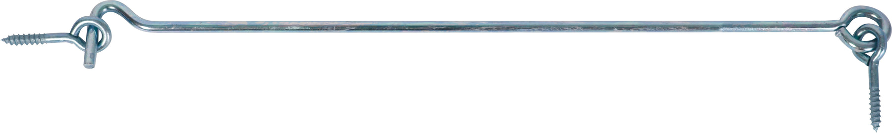 Sturmhaken mit Ösen 400 mm gelb verzinkt – Haken Ø 6 mm, zum Einschrauben, 1 Stück