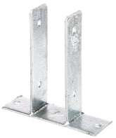 U-Pfostenträger Typ345 feuerverzinkt zum Aufschrauben 71x200mm