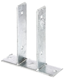 U-Pfostenträger Typ345 feuerverzinkt zum Aufschrauben 71x200mm