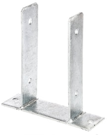 U-Pfostenträger Typ345 feuerverzinkt zum Aufschrauben 101x200mm