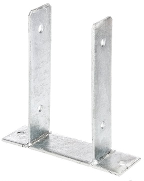 U-Pfostenträger Typ345 feuerverzinkt zum Aufschrauben 101x200mm