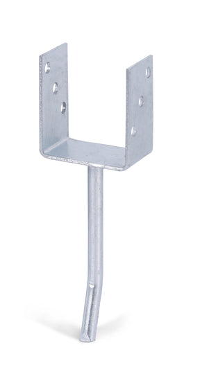 U-Pfostenträger/Rundstahl Typ367 feuerverzinkt zum Einbetonieren 91x104mm