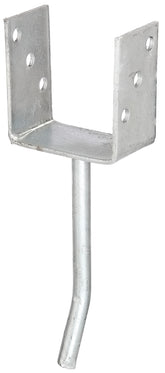 U-Pfostenträger/Rundstahl Typ367 feuerverzinkt zum Einbetonieren 101x104mm