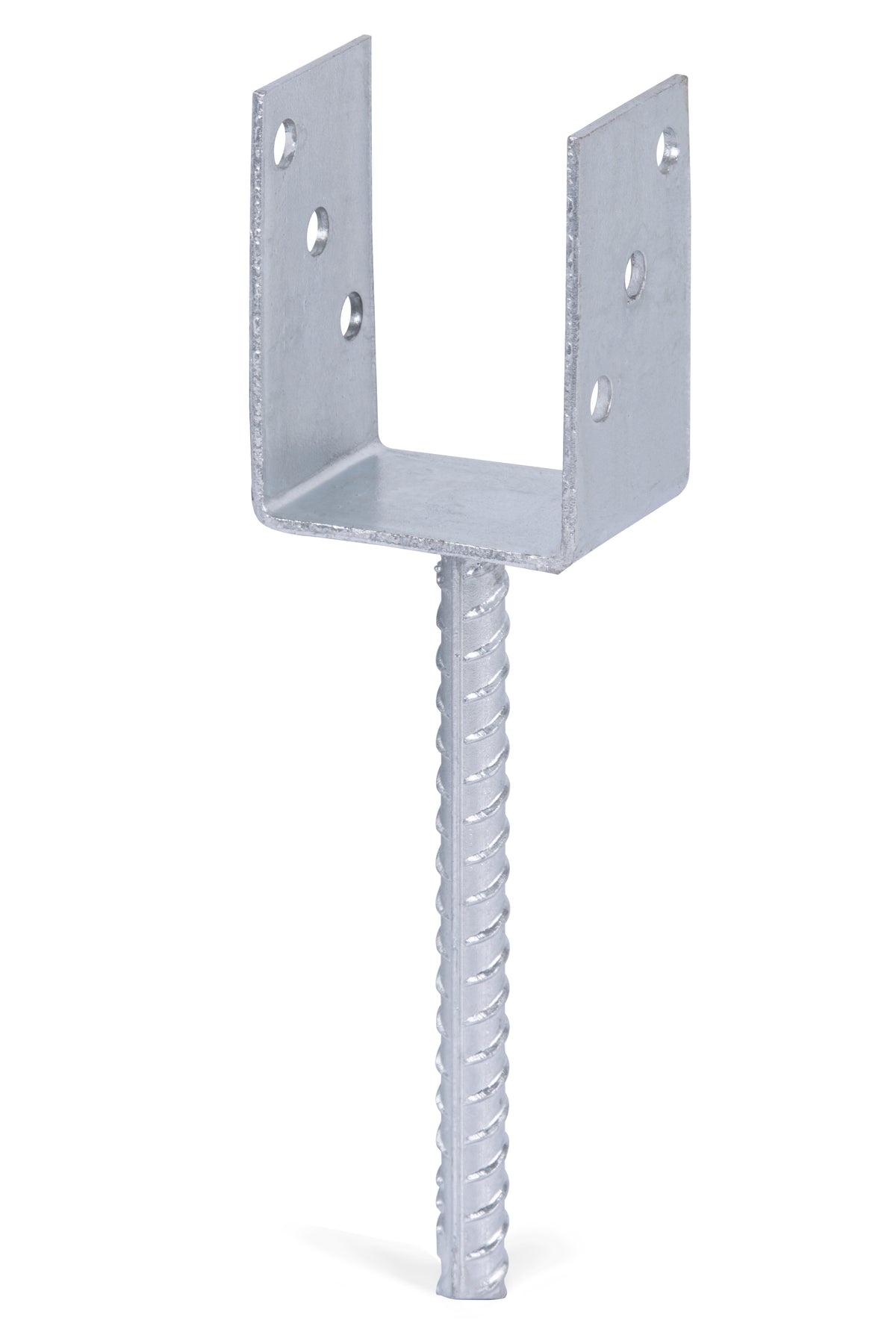 U-Pfostenträger/Riffelstahl Typ327 feuerverzinkt zum Einbetonieren 81x104mm