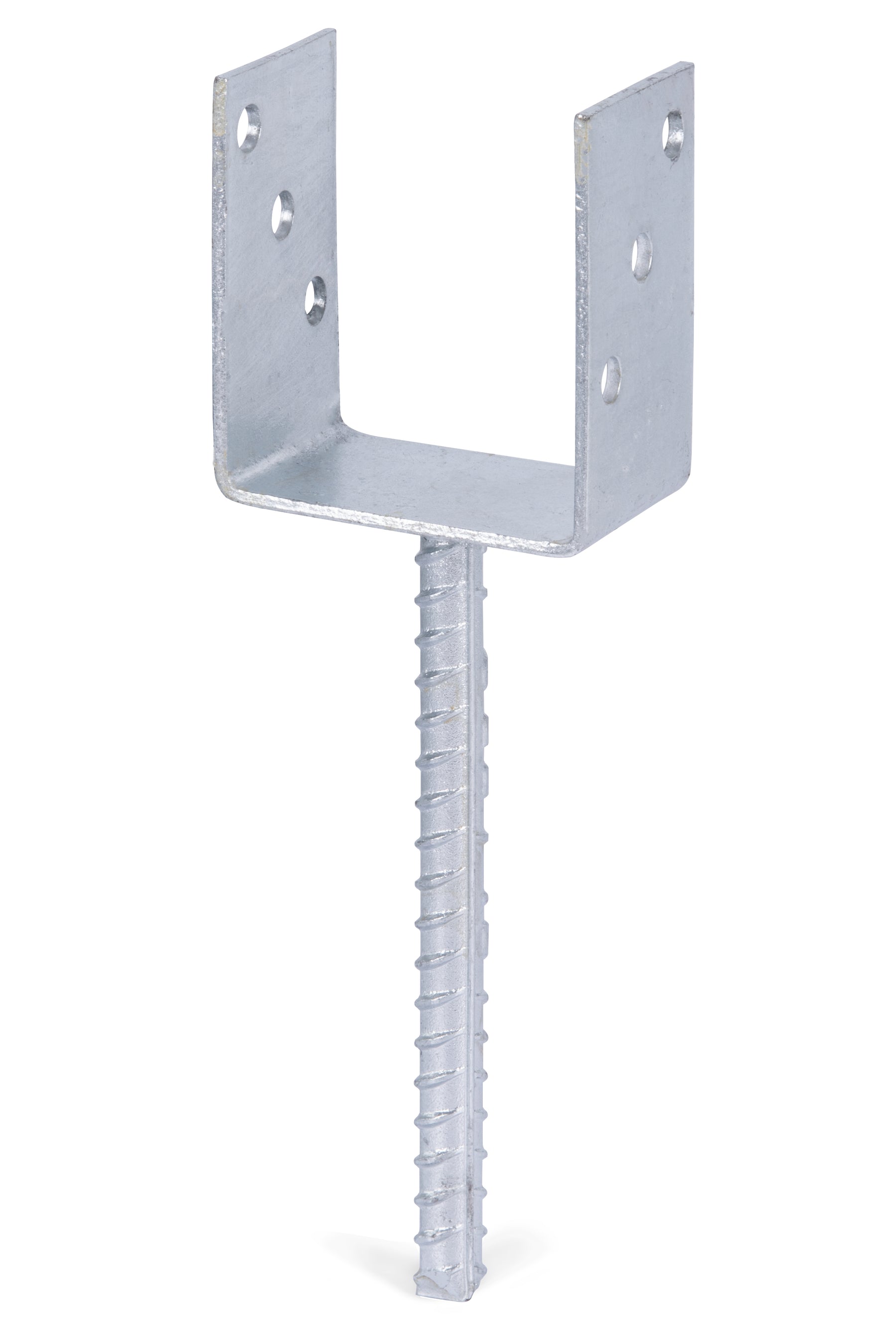 U-Pfostenträger/Riffelstahl Typ327feuerverzinkt zum Einbetonieren 91x104mm