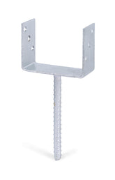 U-Pfostenträger/Riffelstahl Typ327feuerverzinkt zum Einbetonieren141x104mm