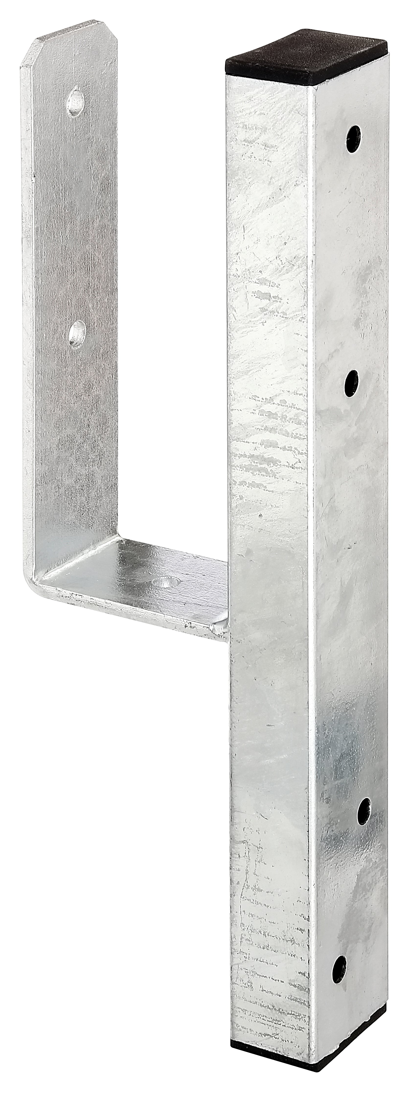 U-Pfostenträger/L-Steine feuerverzinkt zum Aufschrauben 91x230mm