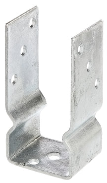 U-Pfostenträger Typ451 feuerverzinkt zum Aufschrauben 71x150mm