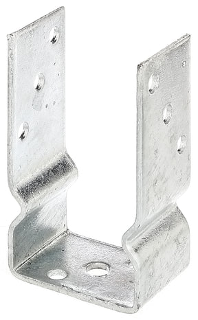 U-Pfostenträger Typ451 feuerverzinkt zum Aufschrauben 81x150mm