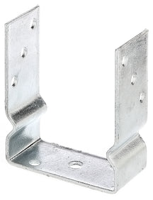 U-Pfostenträger Typ451 feuerverzinkt zum Aufschrauben 121x150mm