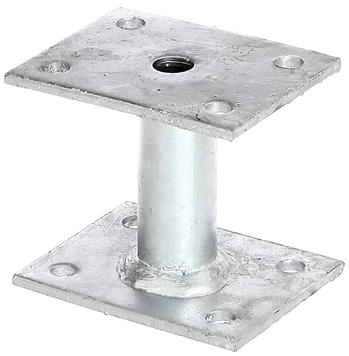 Pfostenträger feuerverzinkt zum Aufschrauben Ø27/70x90mm