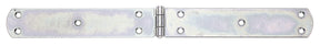 Kistenband 400 x 40 mm verzinkt – Materialstärke 3,0 mm, mit vernietetem Stift, 1 Stück