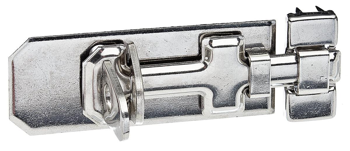Sicherheits-Schlossriegel VA mit Schlaufe 100 mm