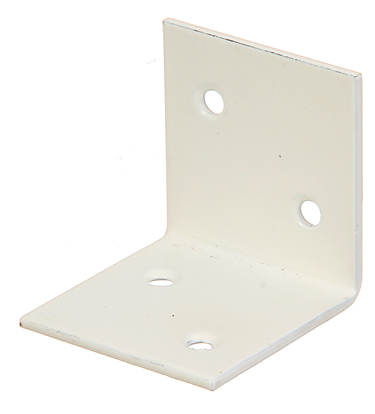 Breitwinkel zinkphosphatiert weiß 40x40x40mm