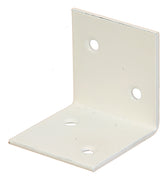 Breitwinkel zinkphosphatiert weiß 40x40x40mm