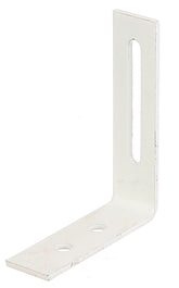 Verstellwinkel Langloch weiß 65x80x20mm