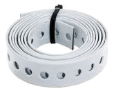 Lochband verzinkt weiß 17 mm / 1,5 m