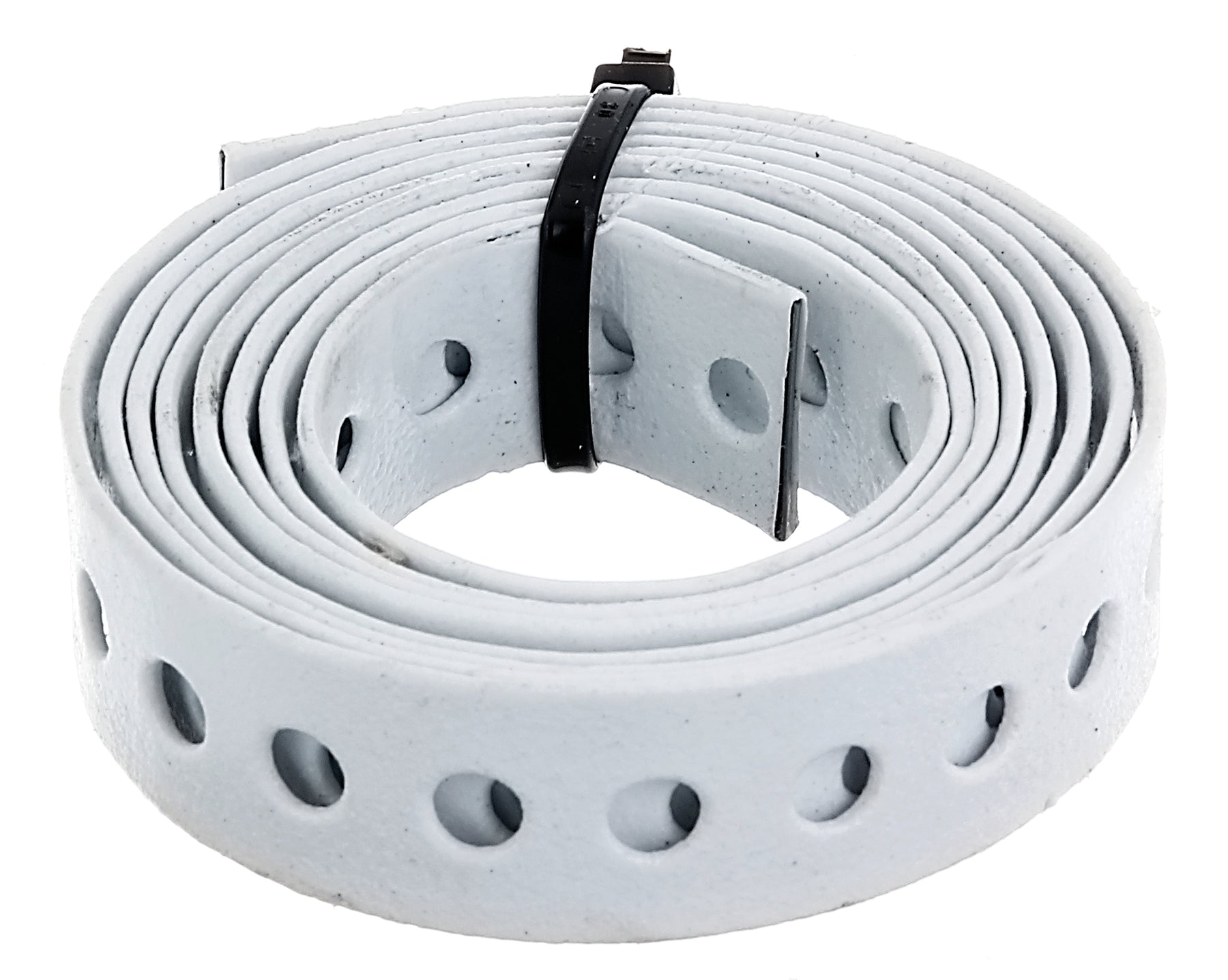 Lochband verzinkt weiß 17 mm / 1,5 m