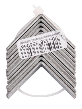Stuhlwinkel 25 x 25 x 14 mm sendzimirverzinkt – 1,50 mm stark, 4 Löcher, Packung mit 12 Stück