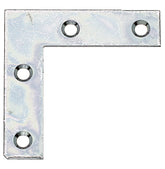 Möbelwinkel gelb verzinkt 40x40x10mm