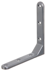 Zierwinkel alugrau 130x130x21mm