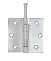 Scharnier Stift lose galvanisch gelb verzinkt 76x76x2mm
