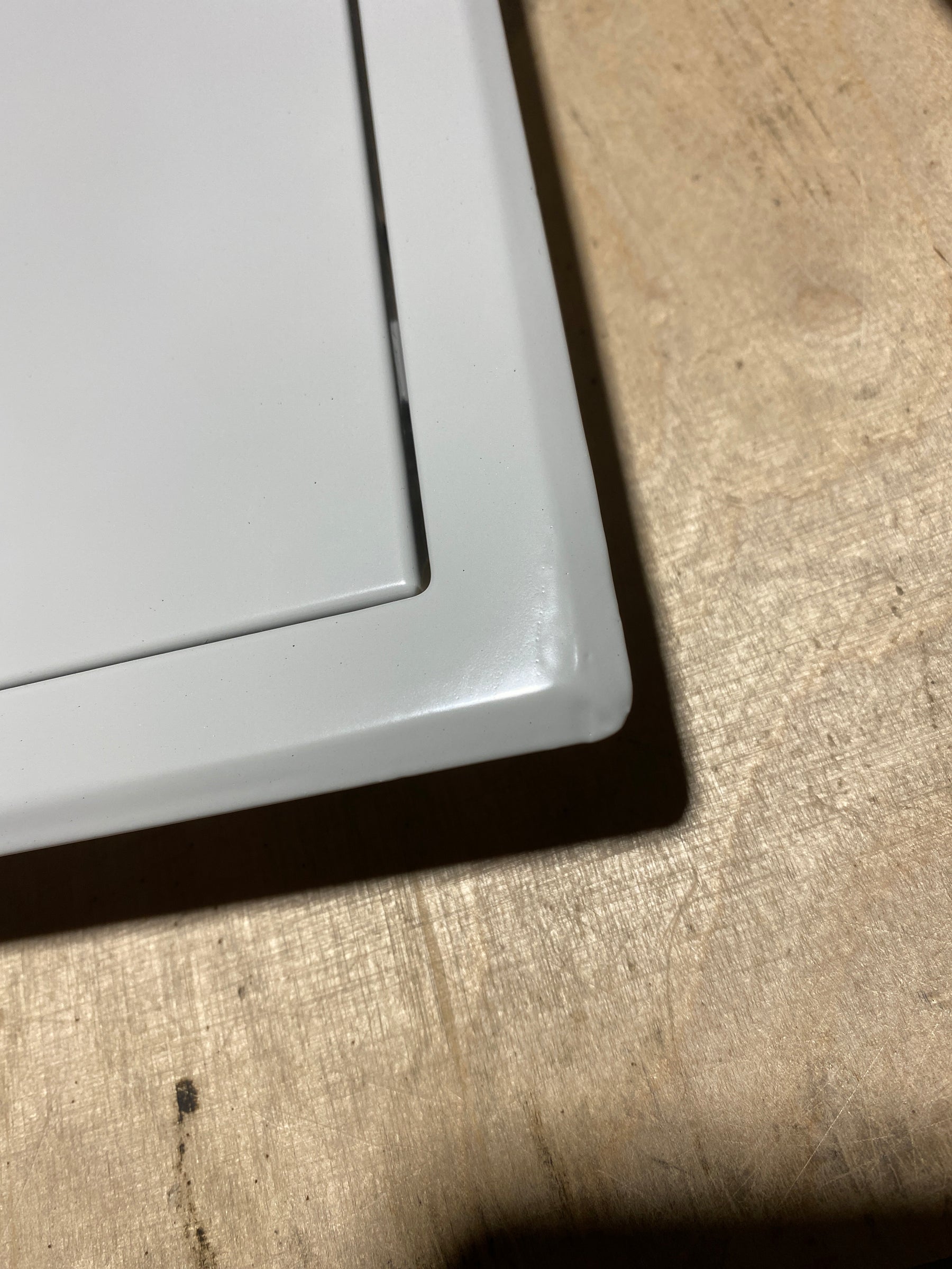 Revisionstür mit Druckverschluss - 400 x 400 mm - RAL 7035 - 2. Wahl
