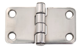 Scharnier 38 x 68 mm Edelstahl V4A – 2 mm stark, 4 Löcher, 1 Stück