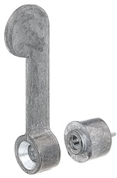 Vorreiber Zink Druckguss Ø10/60