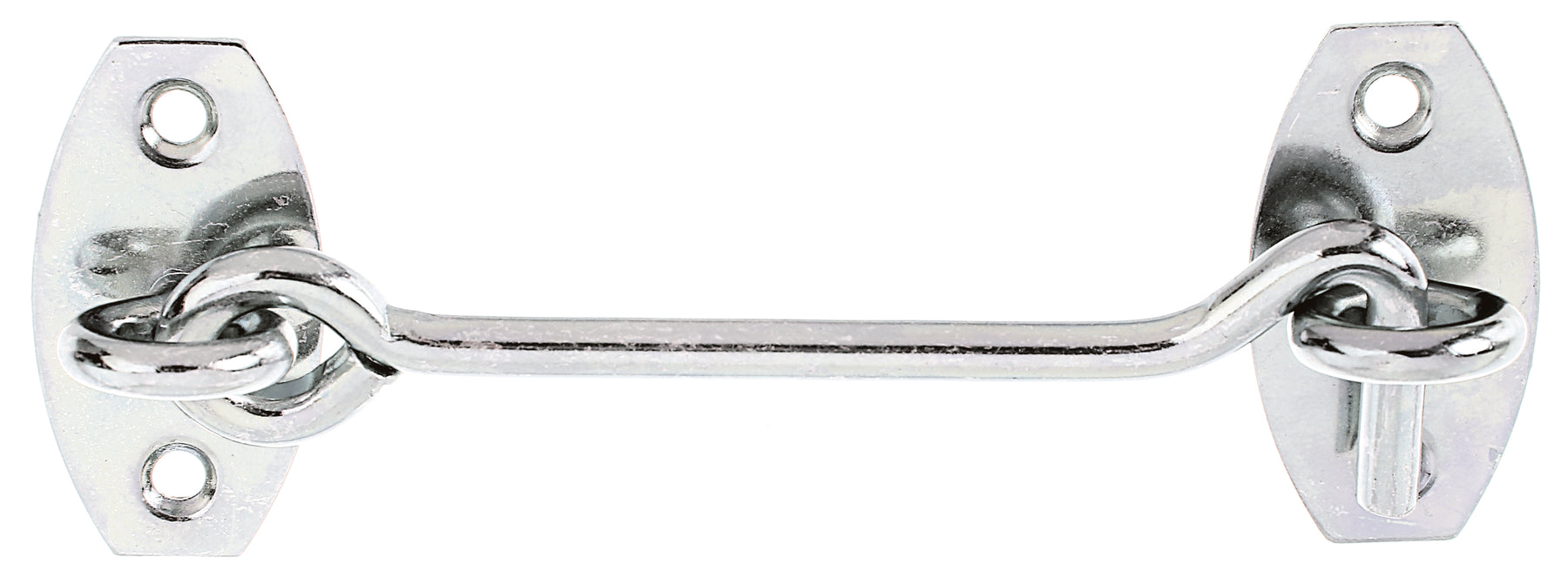 Sturmhaken mit Ösen auf Platte 100xØ5