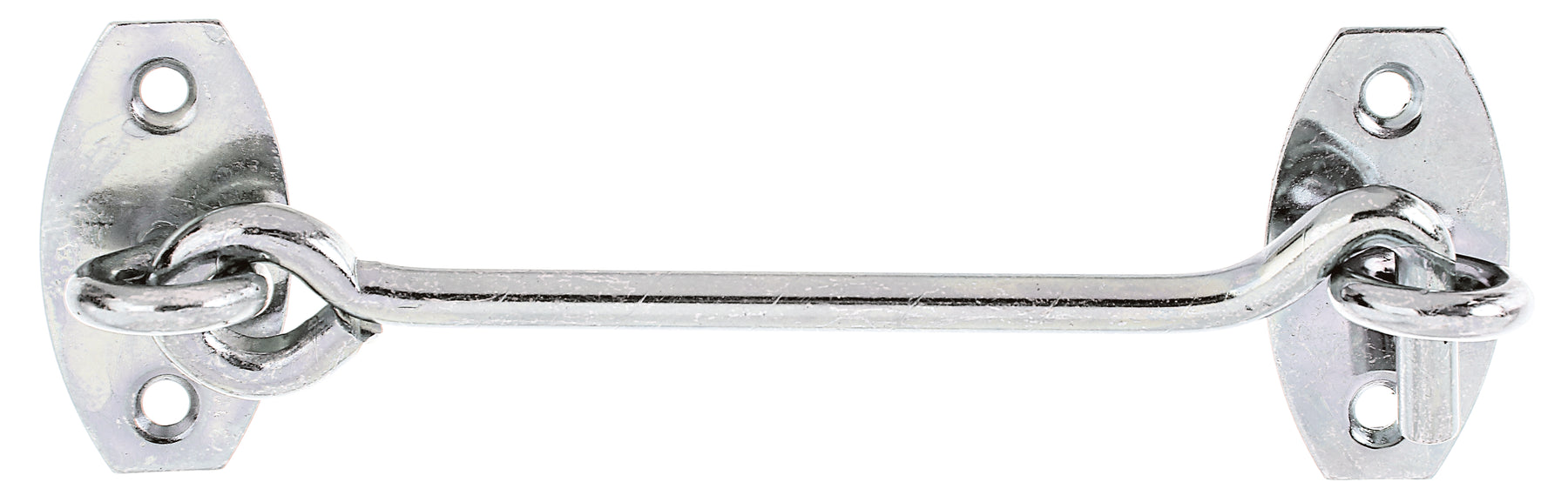 Sturmhaken mit Ösen auf Platte 120xØ5