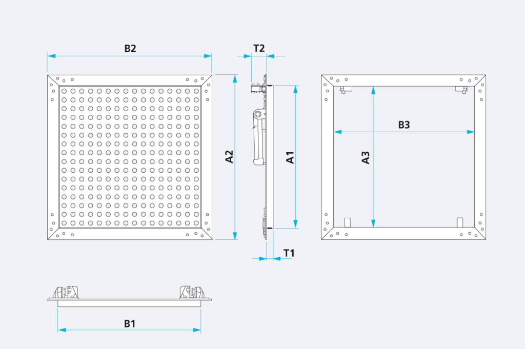 AluPlana® Acoustic Revisionsklappe