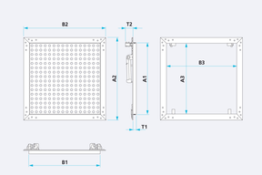 AluPlana® Acoustic Revisionsklappe