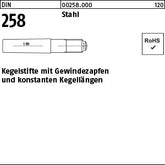 DIN 258 Stahl - Kegelstifte