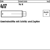 DIN 417 14 H - Gewindestifte