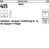 DIN 435 Stahl / ÜH - I-Scheiben