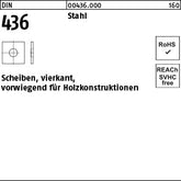 DIN 436 Stahl - Scheiben