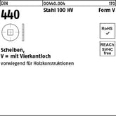DIN 440 Stahl V - Scheiben