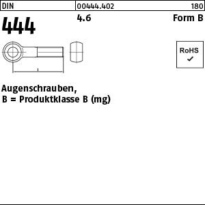 DIN 444 4.6 BM - Augenschrauben