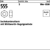 DIN 555 5 WW 5/8 - Sechskantmuttern