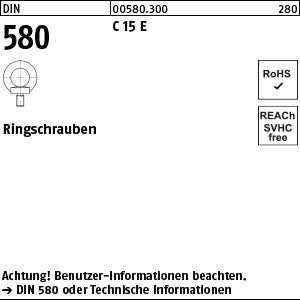 DIN 580 C15E - Ringschrauben