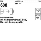 DIN 608 Mutter 8.8 - Senkschrauben