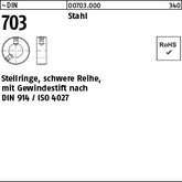 DIN 703 Stahl - Stellringe