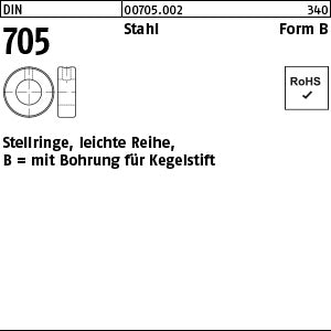 DIN 705 Stahl B - Stellringe