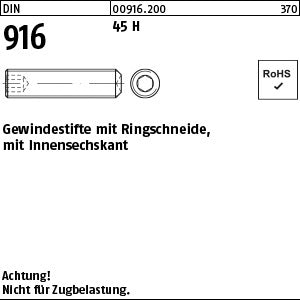 DIN 916 45 H - Gewindestifte