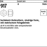 DIN 917 6 - Sechskant-Hutmuttern [050]