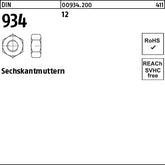 DIN 934 12 - Sechskantmuttern