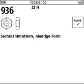DIN 936 22 H - Sechskantmuttern