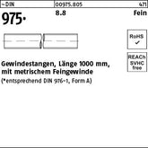 DIN 975 8.8 - Gewindestangen [050] - Länge 1,00 m