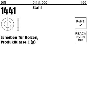 DIN 1441 Stahl - Scheiben für Bolzen